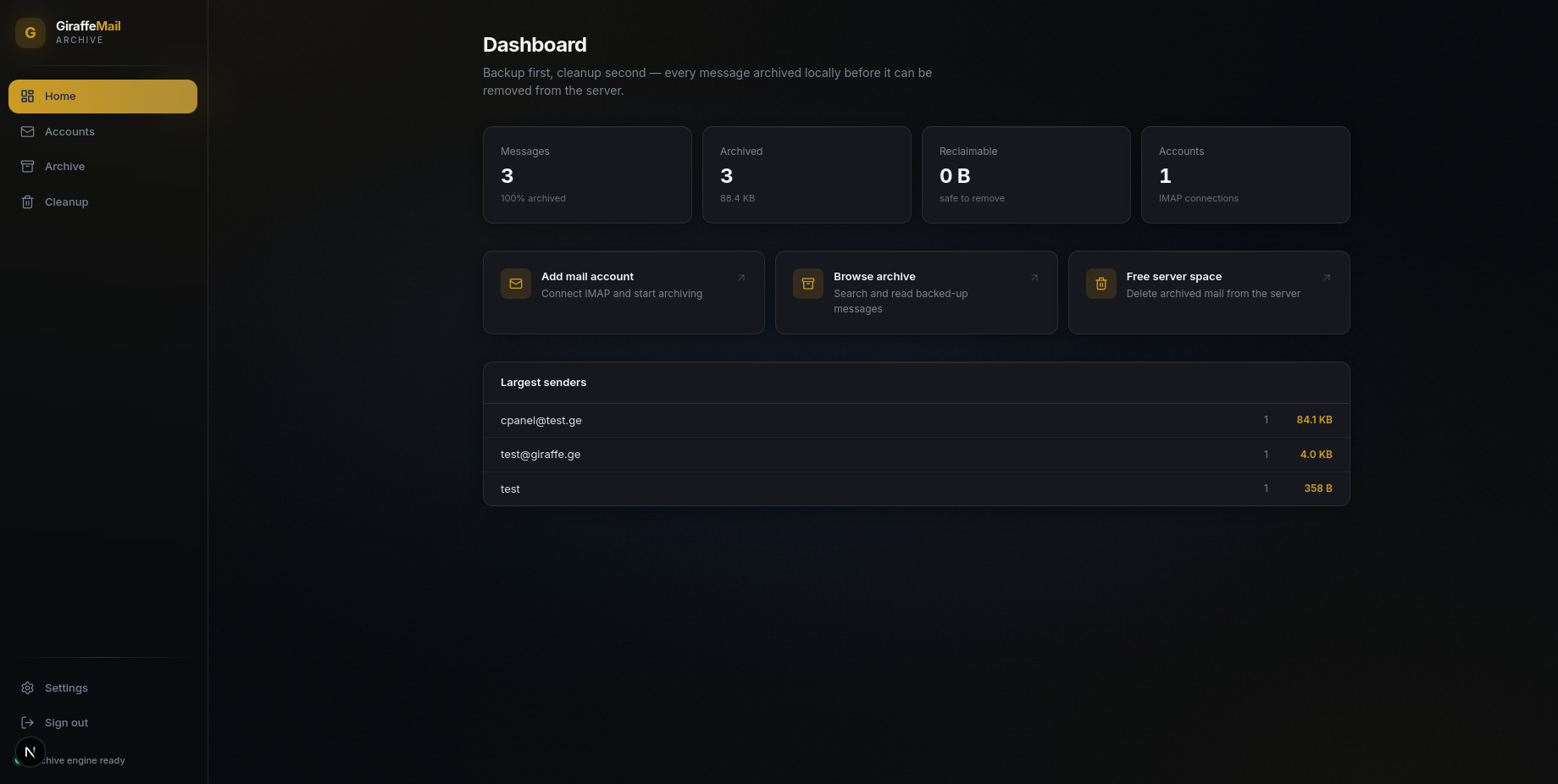 Dashboard